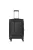 Travelite Crosslite M fekete bővíthető közepes méretű bőrönd 