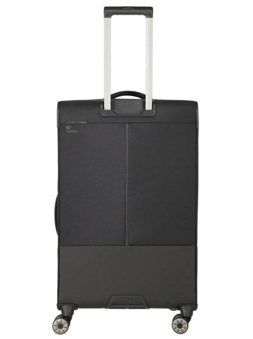 Travelite Crosslite L fekete bővíthető nagy méretű bőrönd