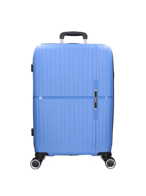 Benzi 5754 L kék nagy méretű bőrönd