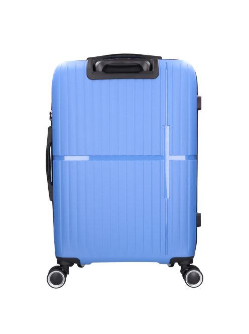 Benzi 5754 L kék nagy méretű bőrönd