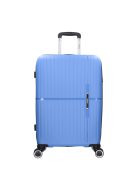 Benzi 5754 M kék közepes méretű bőrönd