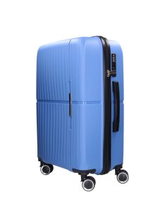 Benzi 5754 M kék közepes méretű bőrönd