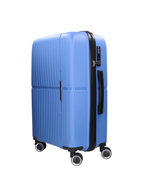 Benzi 5754 M kék közepes méretű bőrönd