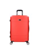 Benzi 5784 M piros közepes méretű bőrönd