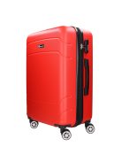 Benzi 5784 M piros közepes méretű bőrönd