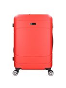 Benzi 5784 M piros közepes méretű bőrönd