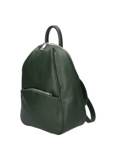 Olasz bőr B8008 zöld hátizsák