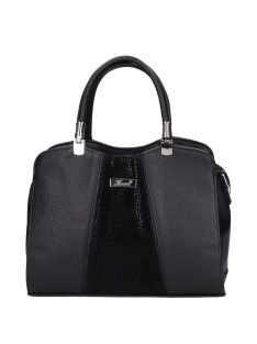 Karen D 341 fekete velúr rostbőr női táska