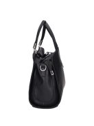 Karen D 341 fekete velúr rostbőr női táska