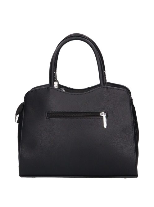 Karen D 341 fekete velúr rostbőr női táska