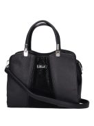 Karen D 341 fekete velúr rostbőr női táska