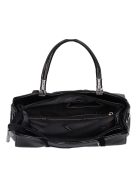 Karen D 341 fekete velúr rostbőr női táska