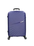 Benzi 5755 M kék közepes méretű bőrönd