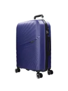 Benzi 5755 M kék közepes méretű bőrönd