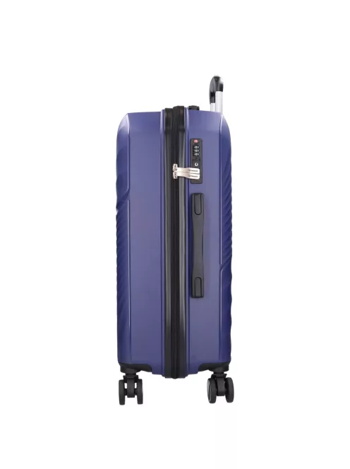 Benzi 5755 M kék közepes méretű bőrönd