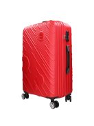 Benzi 5753 L piros nagy méretű bőrönd