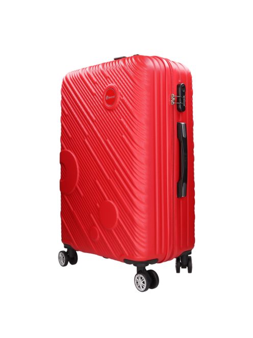 Benzi 5753 L piros nagy méretű bőrönd