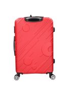 Benzi 5753 L piros nagy méretű bőrönd