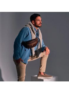 Matties Bags 40086 80 barna rostbőr férfi övtáska