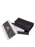 La Scala CVF155 fekete hátul kártyatartós bőr női pénztárca