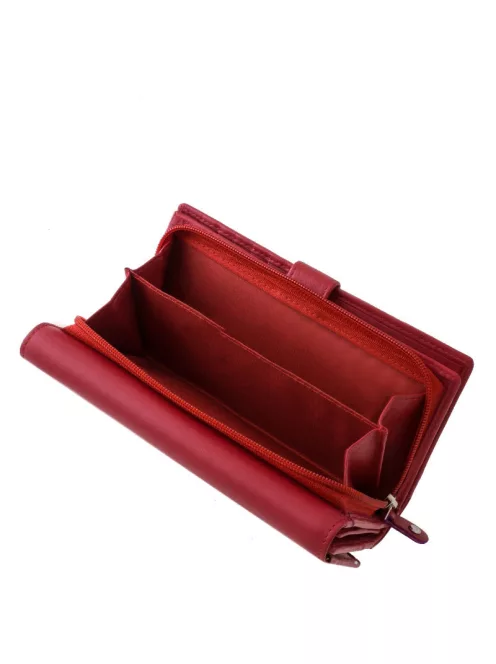 La Scala  LAS452 piros bőr női pénztárca