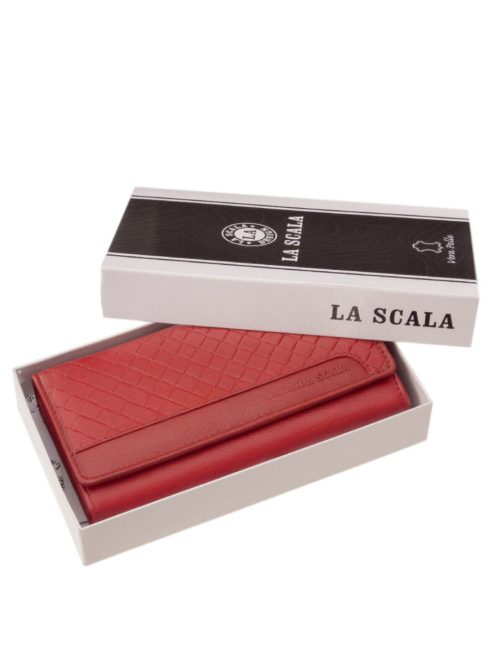 La Scala DGN155 piros női pénztárca
