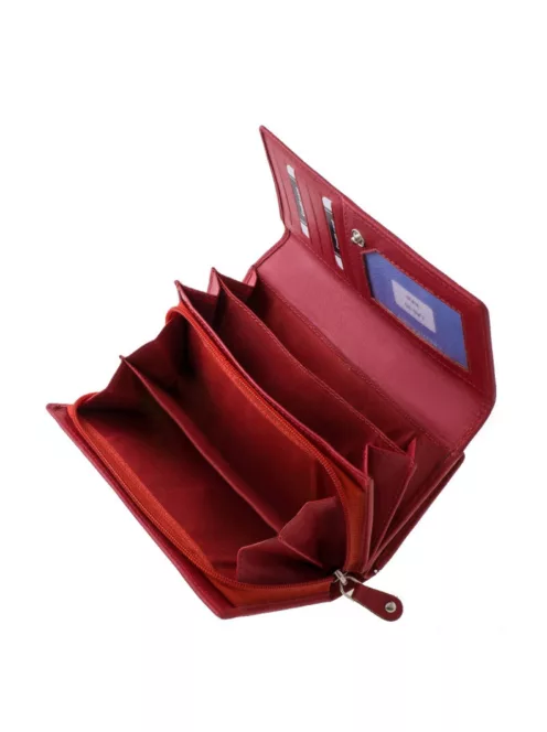 La Scala LAS35 piros női pénztárca
