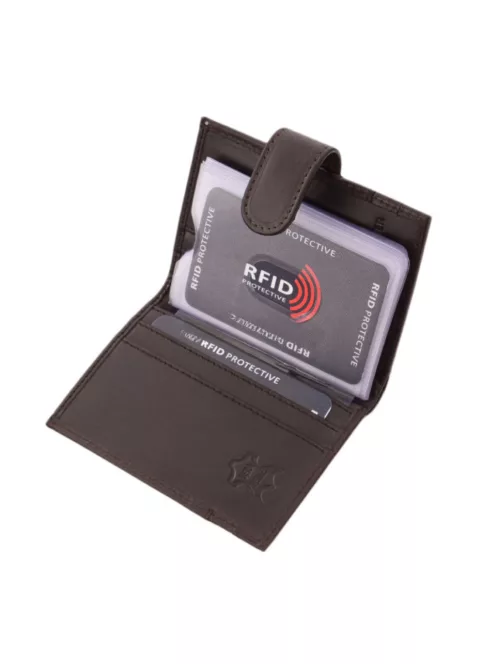 Corvo Bianco RCCS808/T fekete férfi kártyatartó