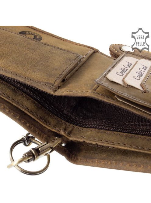 Green Deed A1MR9641 barna férfi pénztárca