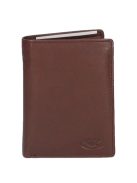 VK 6 barna bőr férfi pénztárca