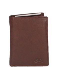 VK 6 barna bőr férfi pénztárca