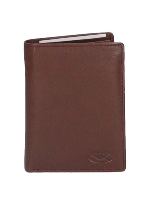 VK 6 barna bőr férfi pénztárca