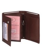 VK 6 barna bőr férfi pénztárca