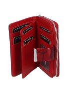 Jennifer Jones 5198-14 piros bőr női pénztárca