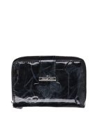 Jennifer Jones 5198-14 fekete lepkés bőr női pénztárca