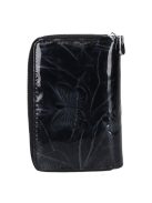 Jennifer Jones 5198-14 fekete lepkés bőr női pénztárca