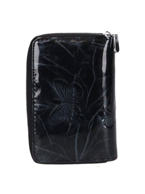 Jennifer Jones 5198-14 fekete lepkés bőr női pénztárca