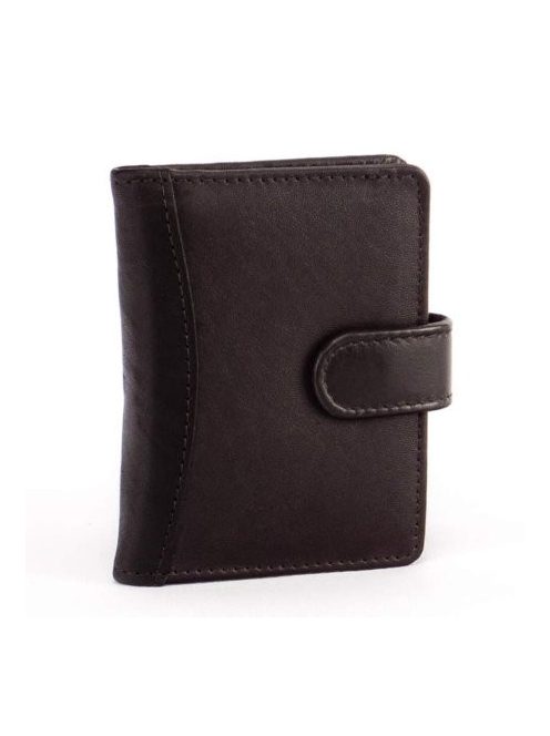 La Scala 30808/T barna  bőr férfi kártyatartó 