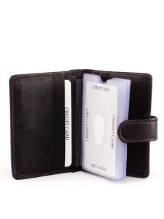 La Scala 30808/T barna  bőr férfi kártyatartó 