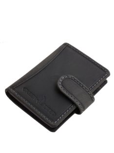 Green Deed OP30808/T fekete bőr férfi kártyatartó 