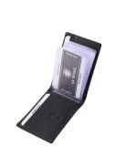 La Scala bőr kártyatartó ADQ30809 fekete