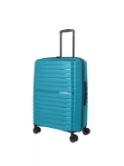 Travelite Trient M petrol közepes méretű bőrönd