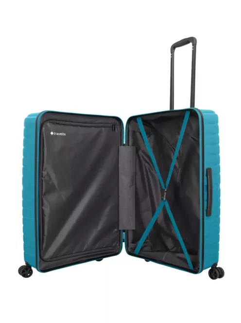 Travelite Trient M petrol közepes méretű bőrönd