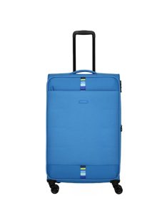 Travelite Rügen L kék bővíthető nagy méretű bőrönd