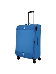 Travelite Rügen L kék bővíthető nagy méretű bőrönd