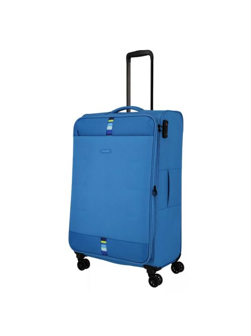 Travelite Rügen L kék bővíthető nagy méretű bőrönd