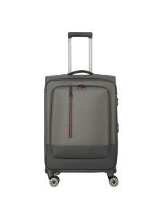   Travelite Crosslite M oliv bővíthető közepes méretű bőrönd 