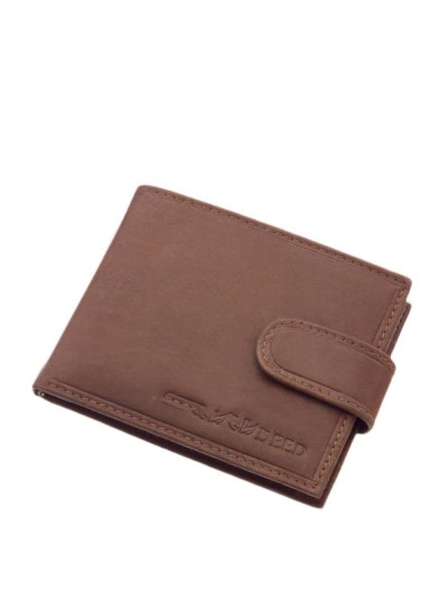 Green Deed AGD30809/T világos barna bőr férfi kártyatartó és pénztárca