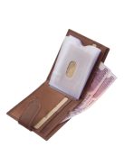 Green Deed AGD30809/T világos barna bőr férfi kártyatartó és pénztárca