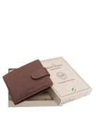 Green Deed AGD30809/T világos barna bőr férfi kártyatartó és pénztárca